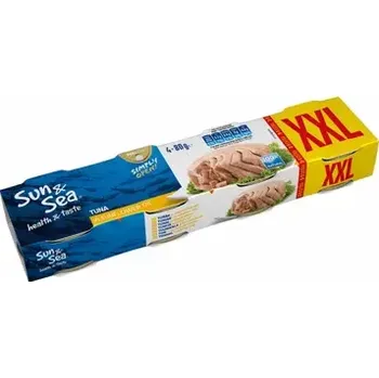 Sun&Sea Tuňák ve slunečnicovém oleji XXL 4x80 g