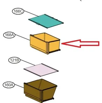 Příslušenství pro lednici AJP76401525 - Šuplík pro chladničku LG