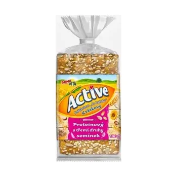 Trvanlivě pečivo Knäckebrot "do batohu" kváskový proteinový s třemi druhy semínek 100 g