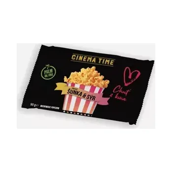 Slaná pochutina Mikrovlnný popcorn Premium šunka a sýr 90 g