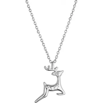 Náhrdelník Stříbrný náhrdelník jelen 62049