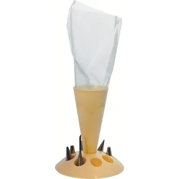 Stojan na špičky a sáčky PP stolní 19,5 x.23 cm