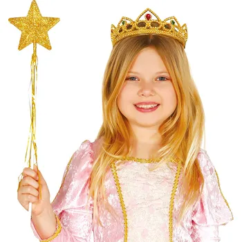 Karnevalový doplněk Guirca Kouzelná hůlka - zlatá