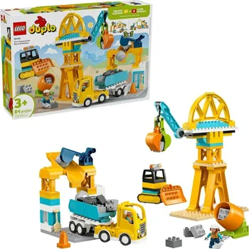 Stavebnice LEGO LEGO Duplo 10476 Staveniště a vozidla 3v1