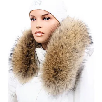 Sikora Kožešinový lem na kapuci - límec mývalovec bežový M 01/28 (75 cm)