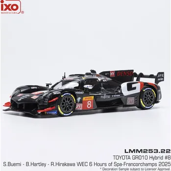 autíčko Toyota GR010 Hybrid - 6h Spa 2025 #8 Buemi - Hartley - Hirakawa 1:43 IXO
