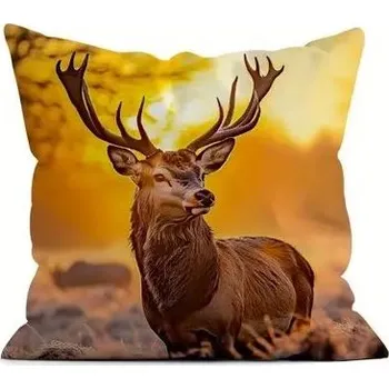 Polštář Povlak na polštář s jelenem
