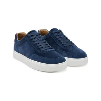Pánské tenisky Sneakersy Calvin Klein Clean Cup Low Laceup Oxf Su HM0HM01880 Tmavomodrá 44