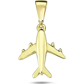 Přívěsek Lillian Vassago Zlatý přívěsek letadlo LLV98-GP026