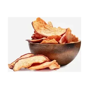 Potravina Jablka sušená tasty plátky – s jahodovým prachem 225 g