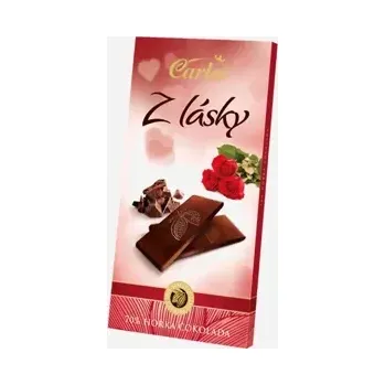 Čokoláda Carla Z lásky 70% hořká čokoláda 80 g 80g