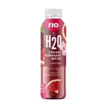 Proteinový nápoj H2O červený pomeranč a ibišek 400 ml