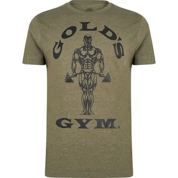 Pánské tričko pánské tričko GOLDS GYM - ARMY GREEN - XL (Golds Gym Muscle Joe T-Shirt Mens)