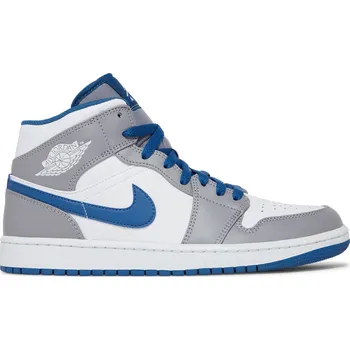 Dámská móda Air Jordan 1 Mid 'Cement True Blue' Velikost: 37.5