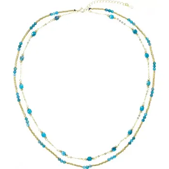 Náhrdelník Pozlacený náhrdelník s apatity 12183.3