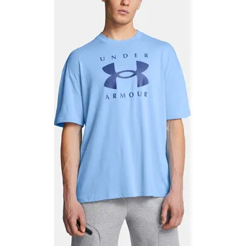 Pánská móda Pánské tričko Under Armour UA M HW OS Branded SS 1389146-465 Modrá MD