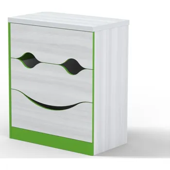 Komoda BRADOP Komoda úsměv CASPER C104 Barevné provedení: CEZ - CREME ZELENÁ