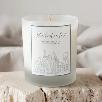 Svíčka Bella Rose Ručně litá sójová svíčka Katedrála 220 g
