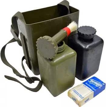 Vybavení pro přežití ARMÁDNÍ ORIGINÁL BW BUNDESWEHR Dekontaminační sada v boxu Bundeswehr