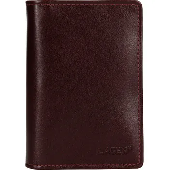 Peněženka Dámská kožená dokladovka Lagen V-61 - vínová