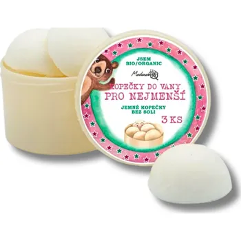 Medarek | Kopečky do vany pro nejmenší Počet: 3 kusy BIO • od narození • bez vůně a soli • 100% přírodní složení