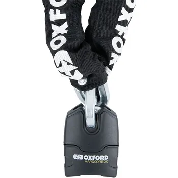 Motozámek OXFORD - Anglie Oxford Hardcore XC13 bezpečnostní řetěz se zámkem provedení: délka řetězu 1,2 metru