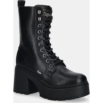 Dámská obuv Nízké kozačky Buffalo Mila Lace Up Mid 1622615 černá 99X, EUR 41