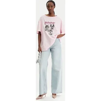 Pánské oblečení Liu Jo T-Shirt WA6131 J3868 Růžová Regular Fit S