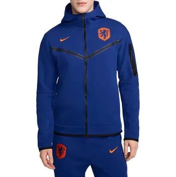 Pánská mikina Mikina s kapucí Nike KNVB M NK TCH FLC FZ WR HDY fj8158-455 Velikost XS