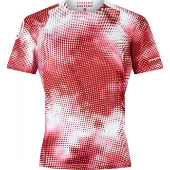 cyklistický dres Endura dámský dres Pixel Cloud Tee LTD Granátové Jablko - vel. XS r.24