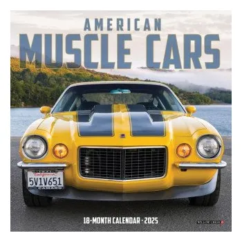 Kalendář American Muscle Cars 2026 7 X 7 Mini Wall Calendar (Kalendář)