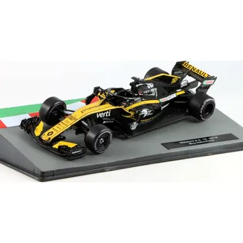 autíčko Centauria Renault R.S.18 Nico Hulkenberg 1:43 - Racing Cars časopis s modelem #35 Renault - kovový model