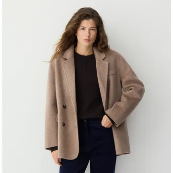 Dámské sako Reserved - Ruční vlněné sako - béžová - 475GX-80X - 475GX-80X-XS