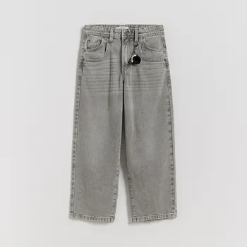 Chlapecké džíny Reserved Baggy džíny s přívěskem 992FN-09J-146 Šedá 146