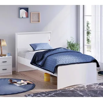 Postel Čilek Postel 100x200 cm line s čelem White Studio