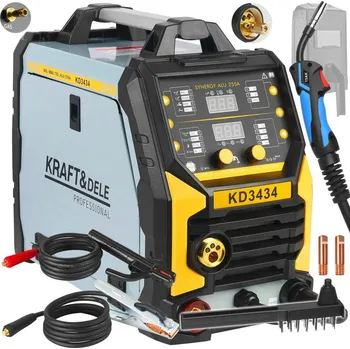 Svářečka Kraft&Dele KD3434 Invertorová svářečka MIG/FLUX/MMA/LIFT TIG