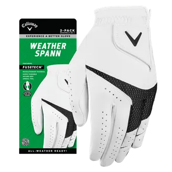 Pánské tričko Callaway Wheather Spann 2-Pack 24, Levá M, White, pánské