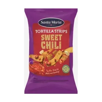 Trvanlivě pečivo Tortilla Strips Sweet Chili 185 g