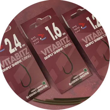 One More Cast Smršťovací Hadička Vitabitz Simply Shrink Tubing Green 8 x 55 mm - 1,2 mm