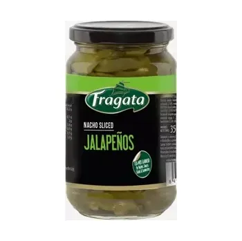 konzervovaná ryba Pálivé papričky Jalapeno krájené 350 g