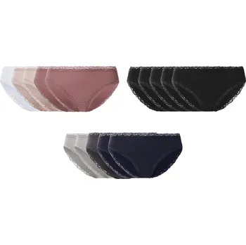 Kalhotky esmara® Dámské kalhotky s krajkou, 5 kusů