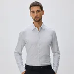 Reserved - Košile slim fit s vysokým podílem bavlny - bílá - 579EF-00X - 579EF-00X-S