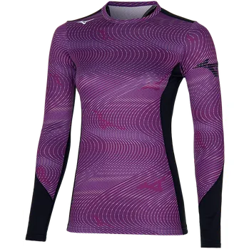 Běžecké oblečení Běžecké tričko Mizuno Virtual Body G3 Crew A2GA170568 Velikost textilu: M