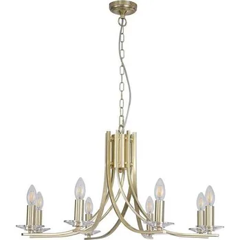 Searchlight 4168-8SB - Lustr na řetězu ASCONA 8xE14/60W/230V