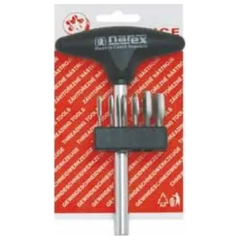 Závitové bity M4 - M12 HSS s T-rukojetí, sada 7 ks - Bučovice Tools