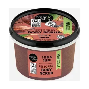 Koupelová kosmetika Obnovující tělový peeling Kakao a cukr