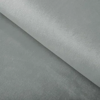 Sametová látka Velvet Premium SVP-046 Světle šedá - šířka 145 cm