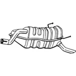 Zadní tlumič výfuku, 148-359