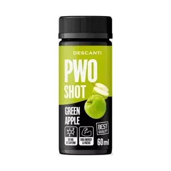Proteinový nápoj PWO Shot Green apple 60 ml