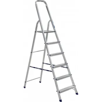 Schůdek Alumet Alumet, AM706 EUK schůdky 5 + 1, prac. výška 1,23m, max. 150kg